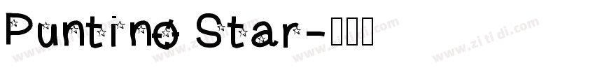 Puntino Star字体转换